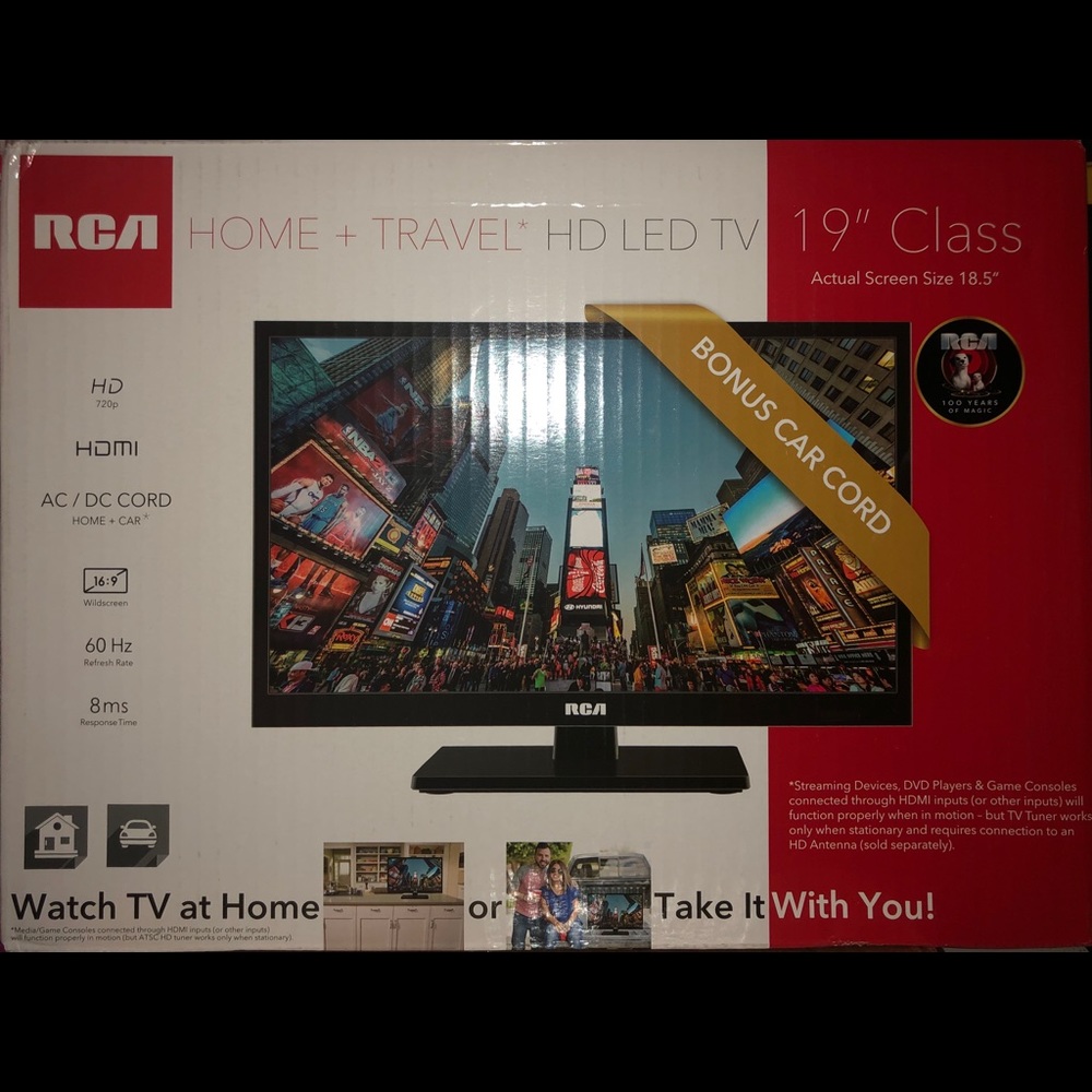 RCA Home & Travel 19" 720p HD LED Television